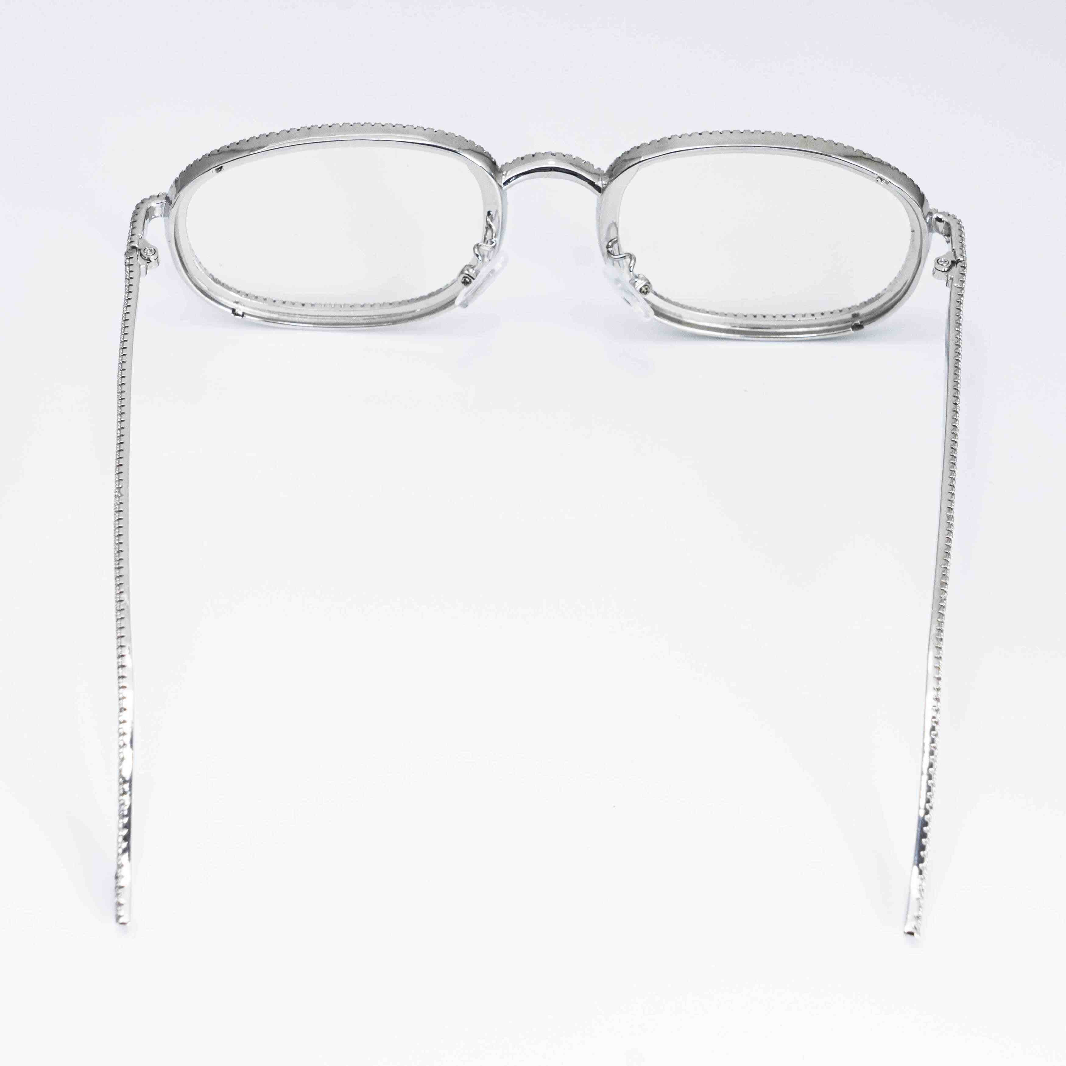 GL Rapper Jewelry  Hip Hop 5A+ Diamind Iced out Glasses