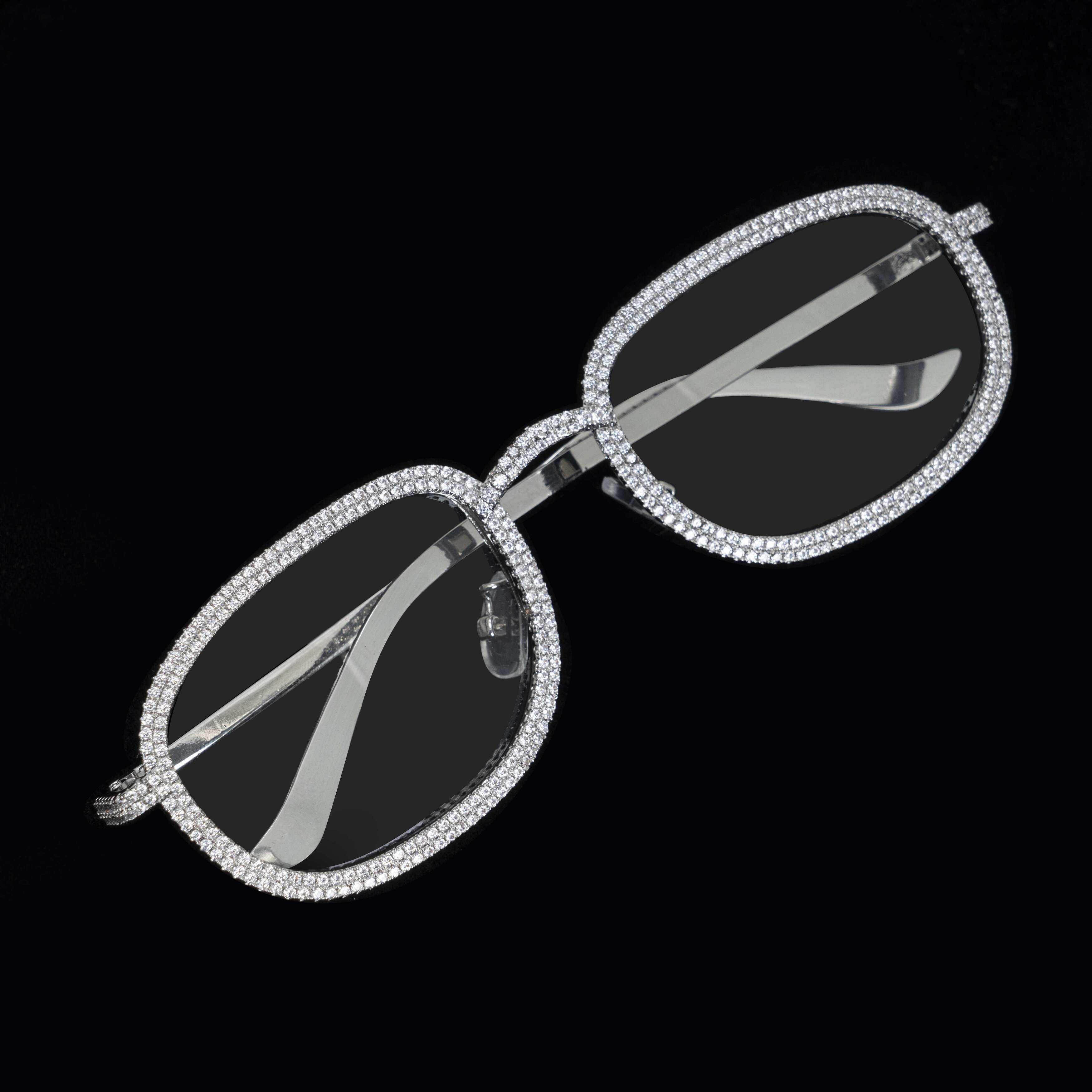 GL Rapper Jewelry  Hip Hop 5A+ Diamind Iced out Glasses