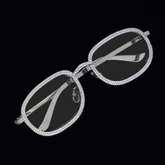 GL Rapper Jewelry  Hip Hop 5A+ Diamind Iced out Glasses