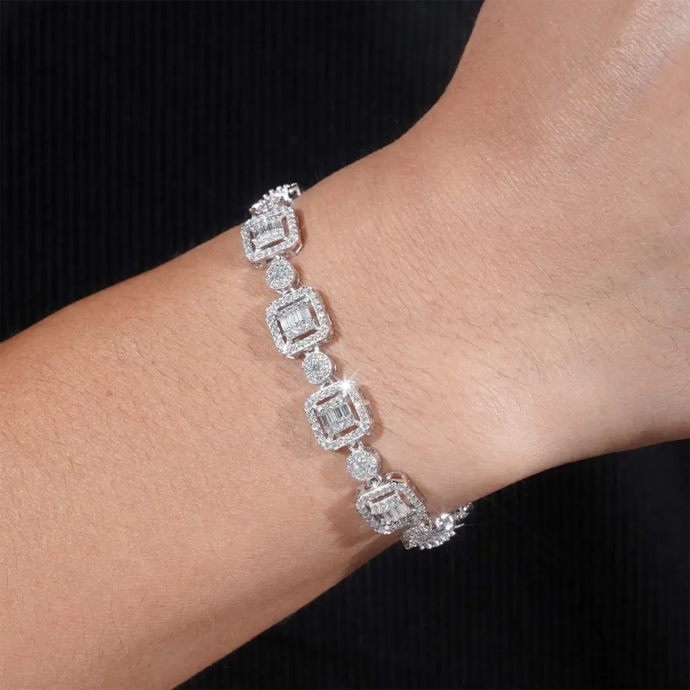 9.5MM Iced Out VVS Moissanite Cuban Link Chain