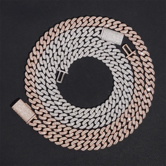 10MM 2 Rows VVS Moissanite High-End Cuban Chain