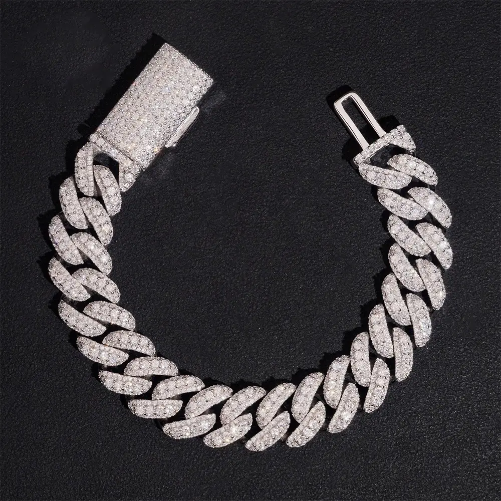 13MM VVS Moissanite Miami Cuban Link Chain