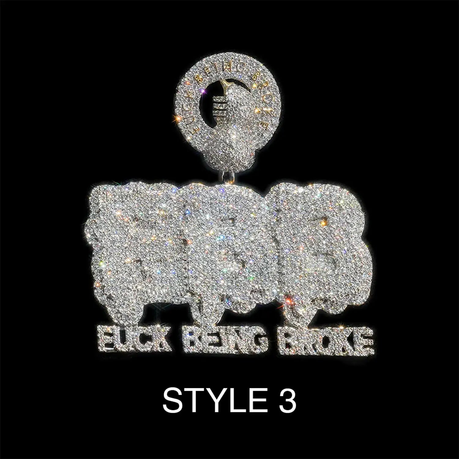 Black Friday Iced-Out Pendant Drop – Limited Stock, Crazy Low Price.