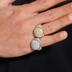 GL Hip Hop Fine Jewelry VVS Moissanite Diamond Ring