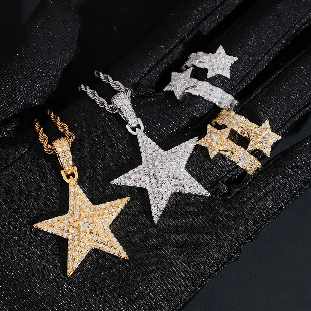 GL Star Shape Adjustable Open Band Ring