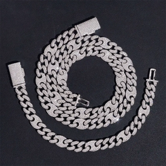 9MM GG-Link VVS Moissanite Cuban Chain