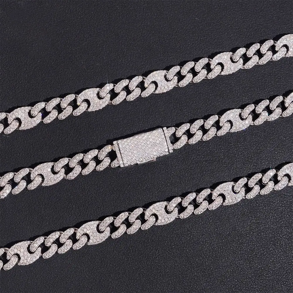 9MM GG-Link VVS Moissanite Cuban Chain