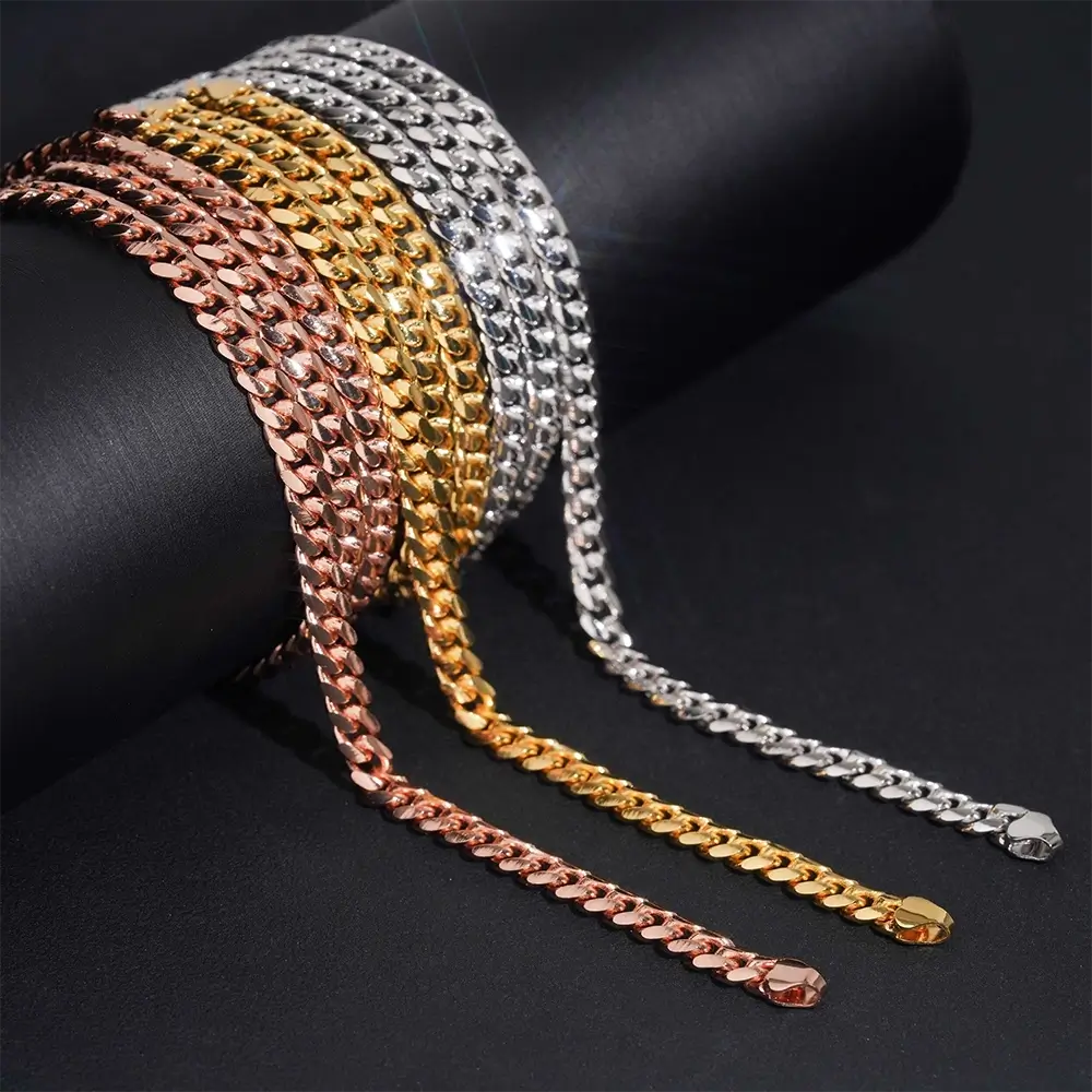 5MM Classic High-Polish Sterling Silver Cuban Chain