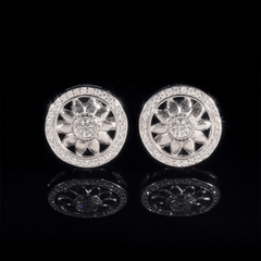 GL VVS Moissanite Diamon Winston  Stud Earrings
