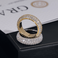 GL Chunky Eternity Band Moissanite Diamond Ring