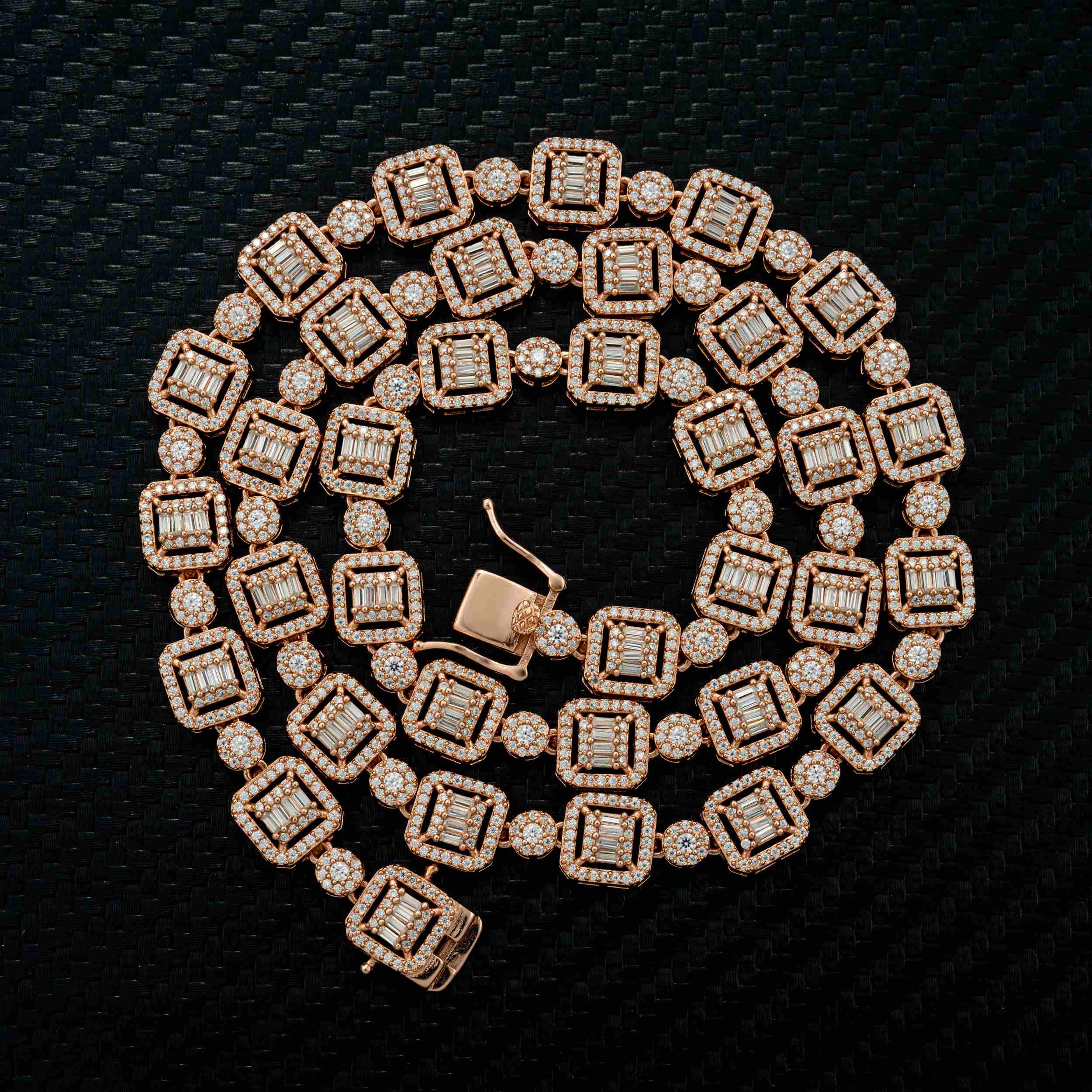 9.5MM Iced Out VVS Moissanite Cuban Link Chain